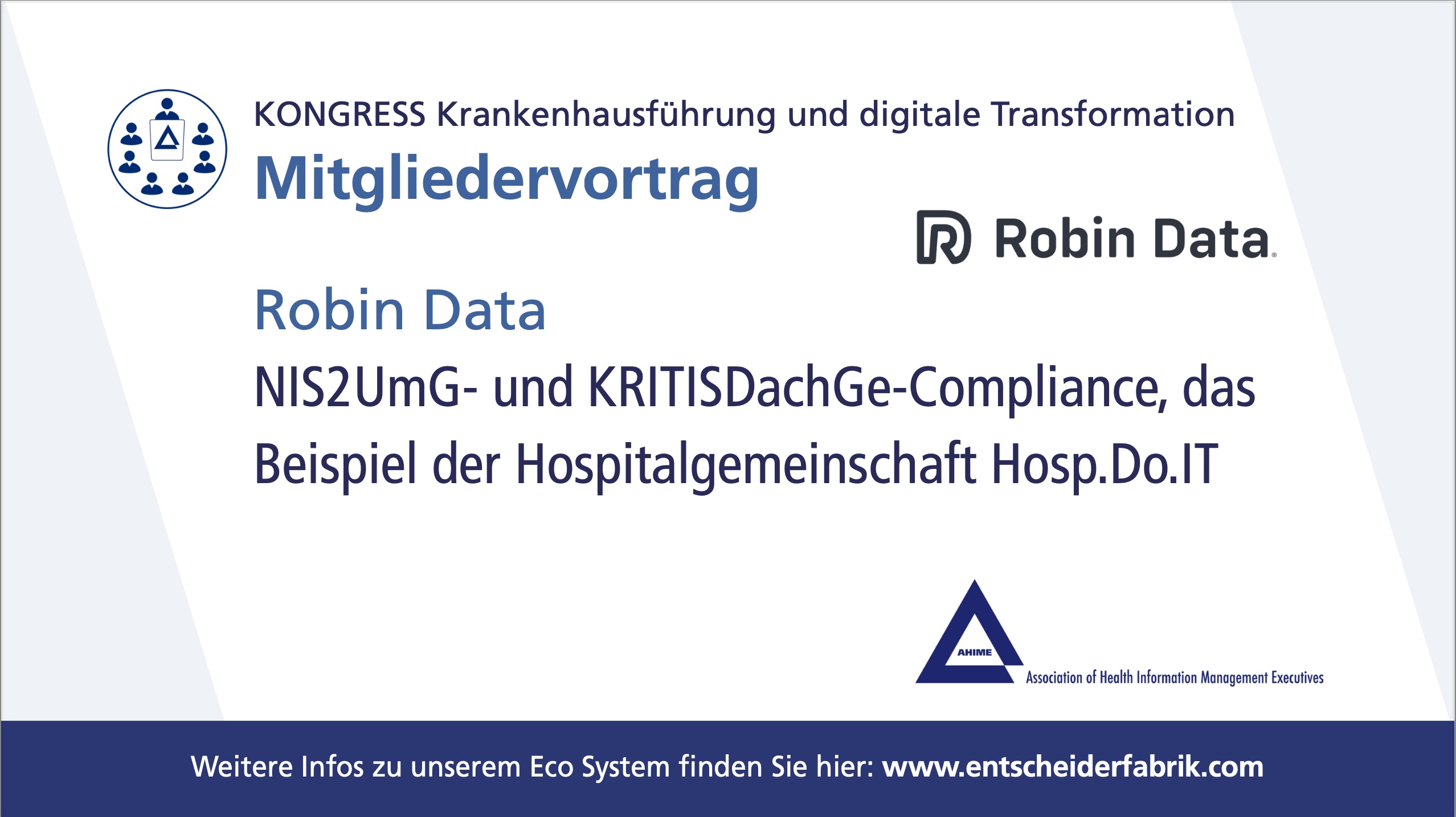 Mitgliedervortrag RobinData